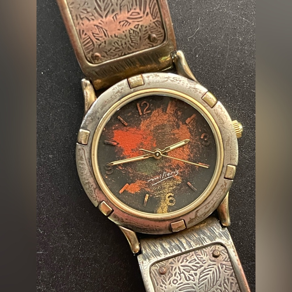 Watch Craft by Eduardo Milieris. Stainless steel/brass. Lmtd edition. EUC - Picture 8 of 15